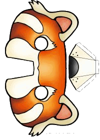 Le masque du panda roux