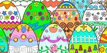 Un million d’oeufs de Pâques à colorier