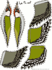 Mobile oiseau pic vert