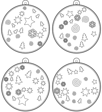 boule de Noël  pdf à imprimer