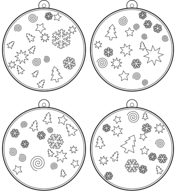 boule de Noël  pdf à imprimer