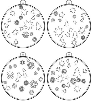 boule de Noël  pdf à imprimer