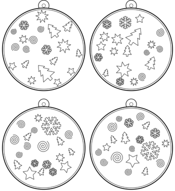 boule de Noël  pdf à imprimer