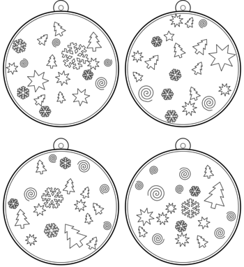 boule de Noël  pdf à imprimer