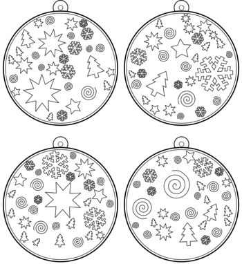 boule de Noël  pdf à imprimer