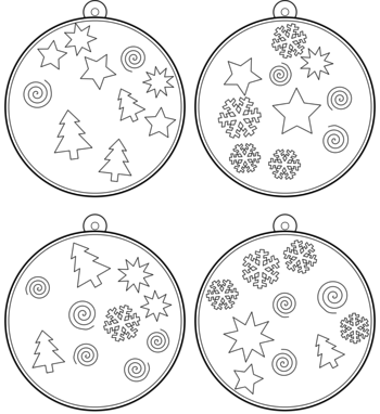 boule de Noël  pdf à imprimer