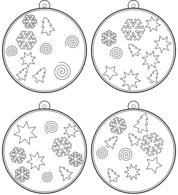 boule de Noël  pdf à imprimer