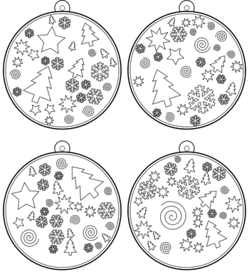 boule de Noël  pdf à imprimer