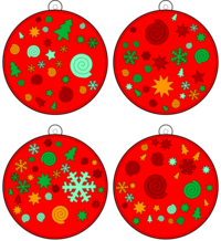 boules de Noël 157