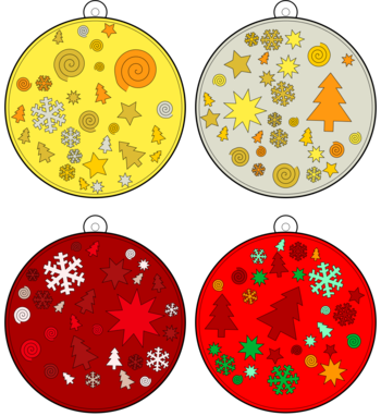 boule de Noël  pdf à imprimer