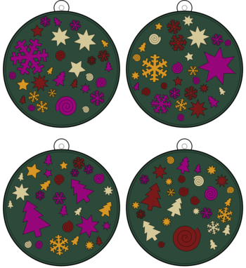 boule de Noël  pdf à imprimer