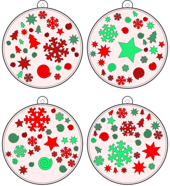 boule de Noël  pdf à imprimer