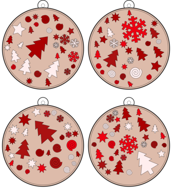 boule de Noël  pdf à imprimer