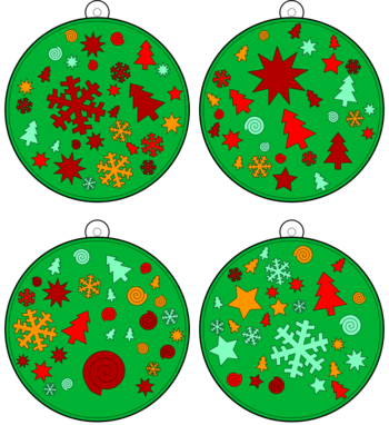 boule de Noël  pdf à imprimer