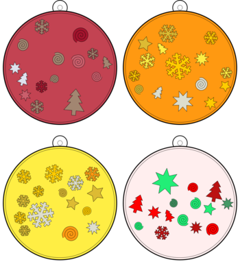 boule de Noël  pdf à imprimer