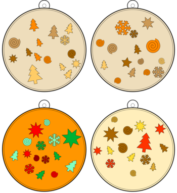 boule de Noël  pdf à imprimer