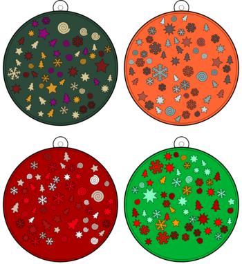 boule de Noël  pdf à imprimer