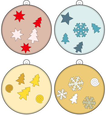 boule de Noël  pdf à imprimer