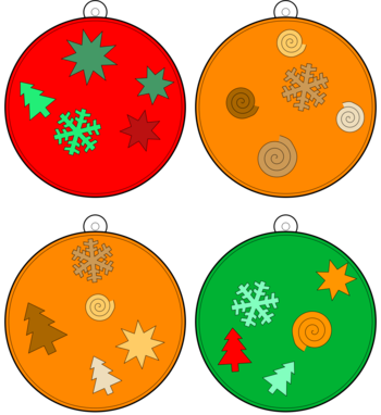 boule de Noël  pdf à imprimer