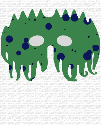 printable pdf freaky mask 