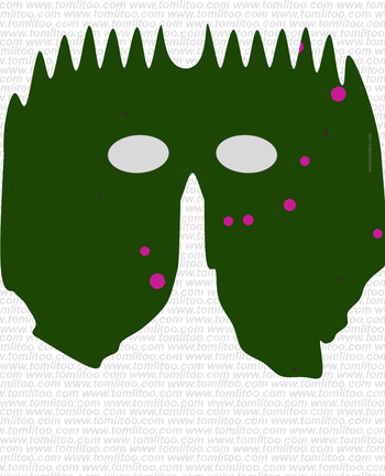 printable pdf freaky mask 
