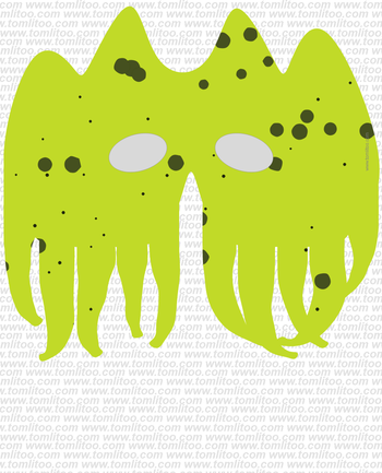 printable pdf freaky mask 