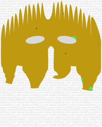 printable pdf freaky mask 