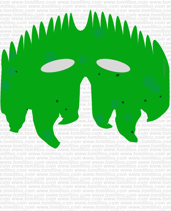 printable pdf freaky mask 