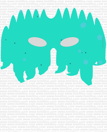 printable pdf freaky mask 