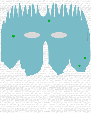 printable pdf freaky mask 