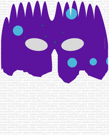 printable pdf freaky mask 