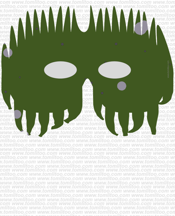 printable pdf freaky mask 