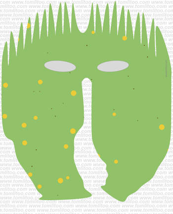 printable pdf freaky mask 