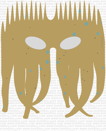 printable pdf freaky mask 