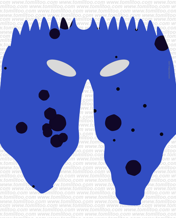 printable pdf freaky mask 