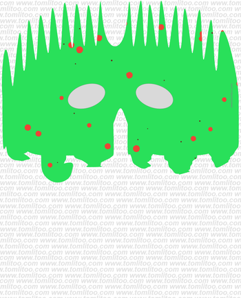 printable pdf freaky mask 