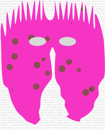 printable pdf freaky mask 