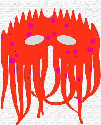 printable pdf freaky mask 