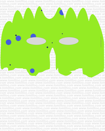 printable pdf freaky mask 