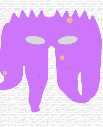 printable pdf freaky mask 