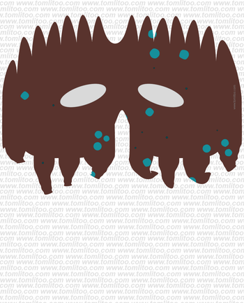 printable pdf freaky mask 