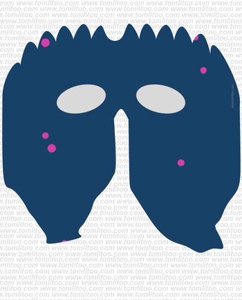 printable pdf freaky mask 