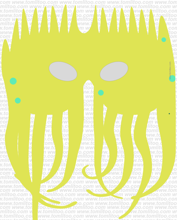 printable pdf freaky mask 