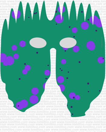 printable pdf freaky mask 