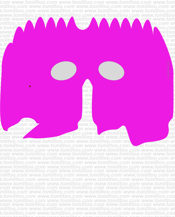 printable pdf freaky mask 