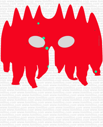 printable pdf freaky mask 