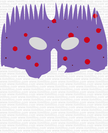 printable pdf freaky mask 