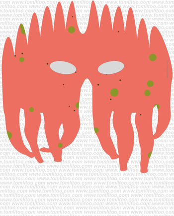 printable pdf freaky mask 