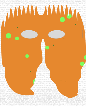 masque étrange  pdf à imprimer