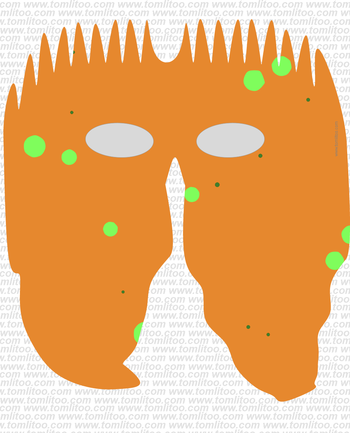 printable pdf freaky mask 